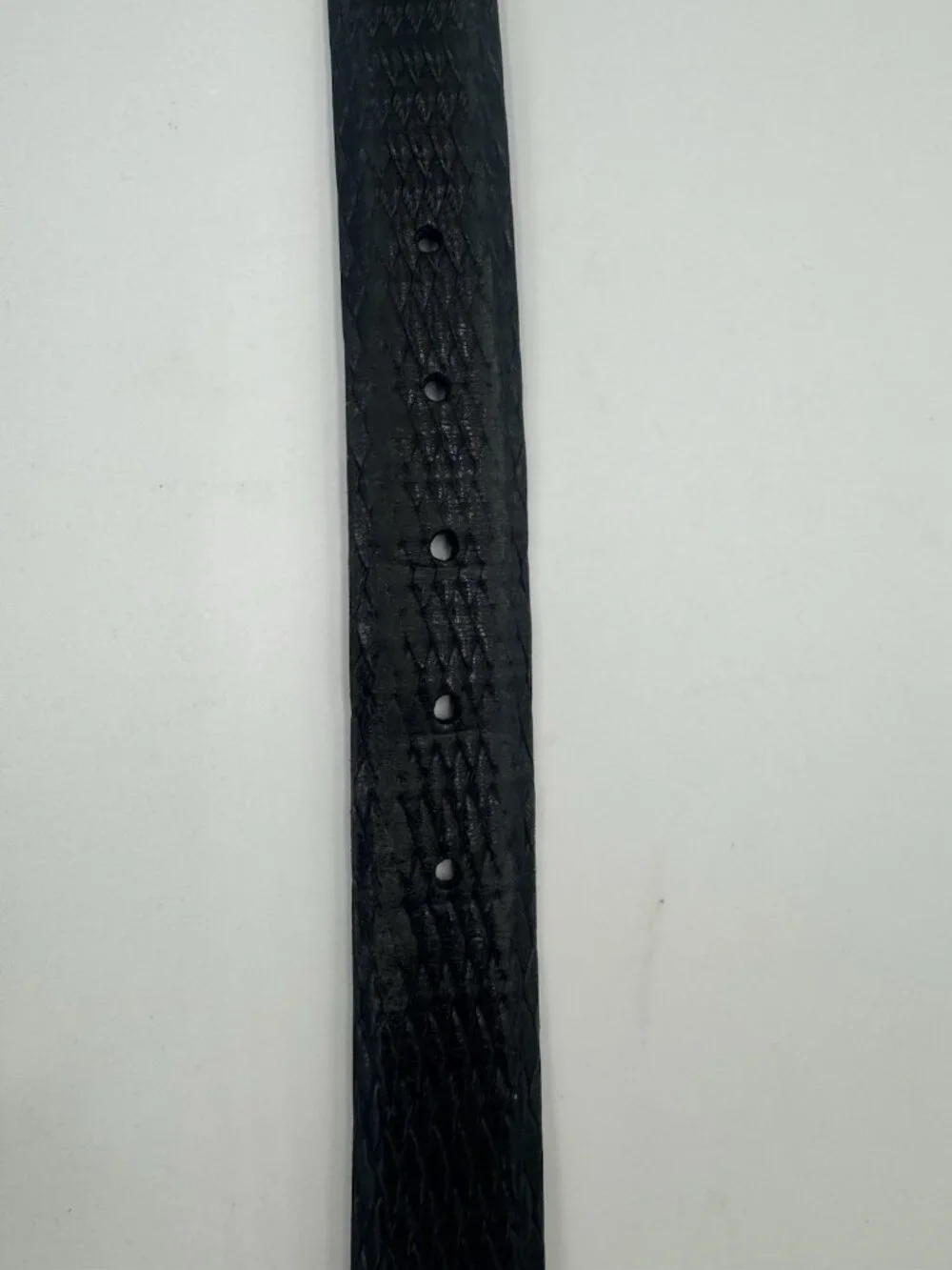 Tulliani Mens Leather Belt Black Italian Calfskin Sz 40